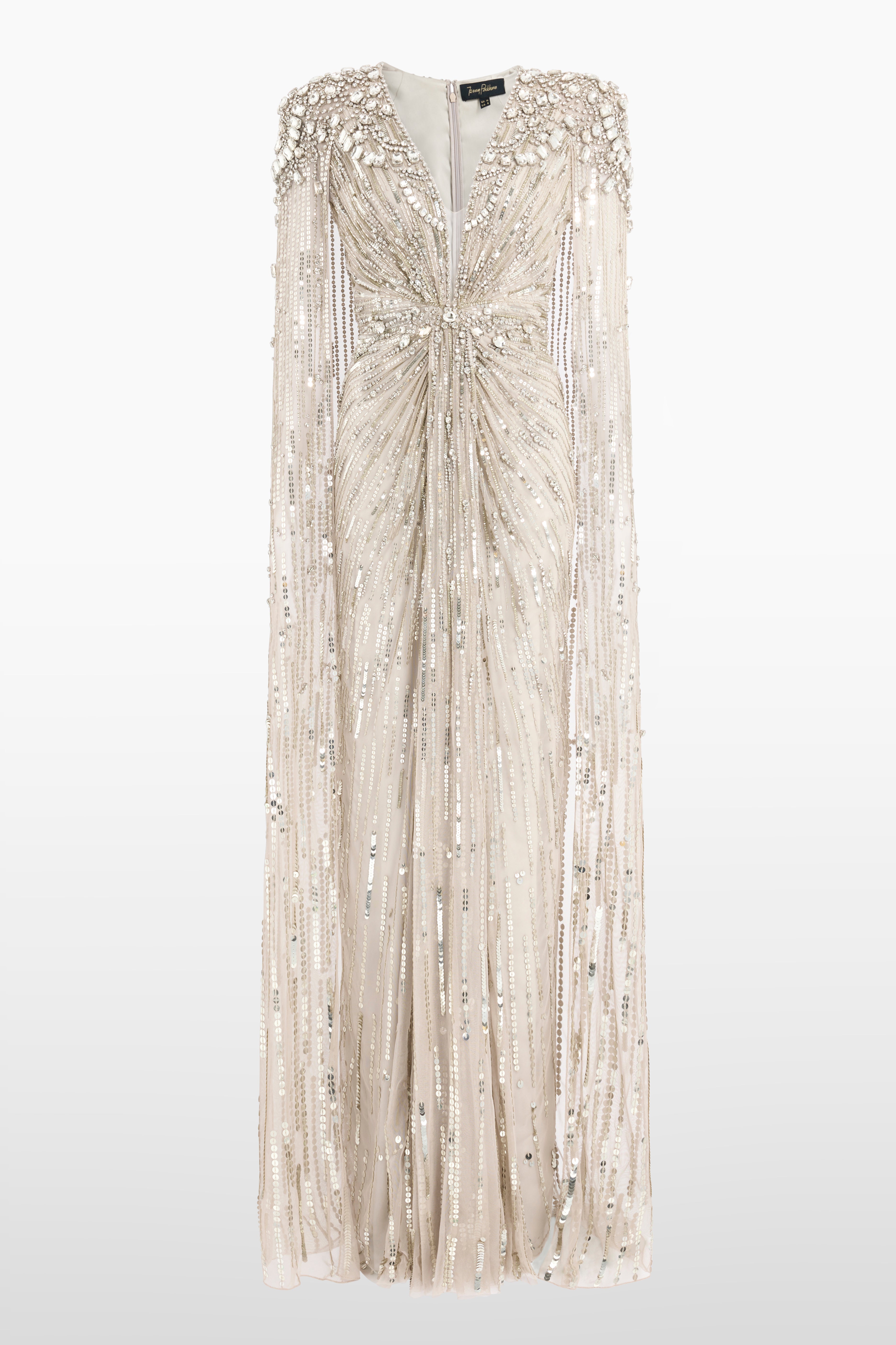 lotus lady dress Jenny Packham Lotus Lady Sequin-embellished Gown