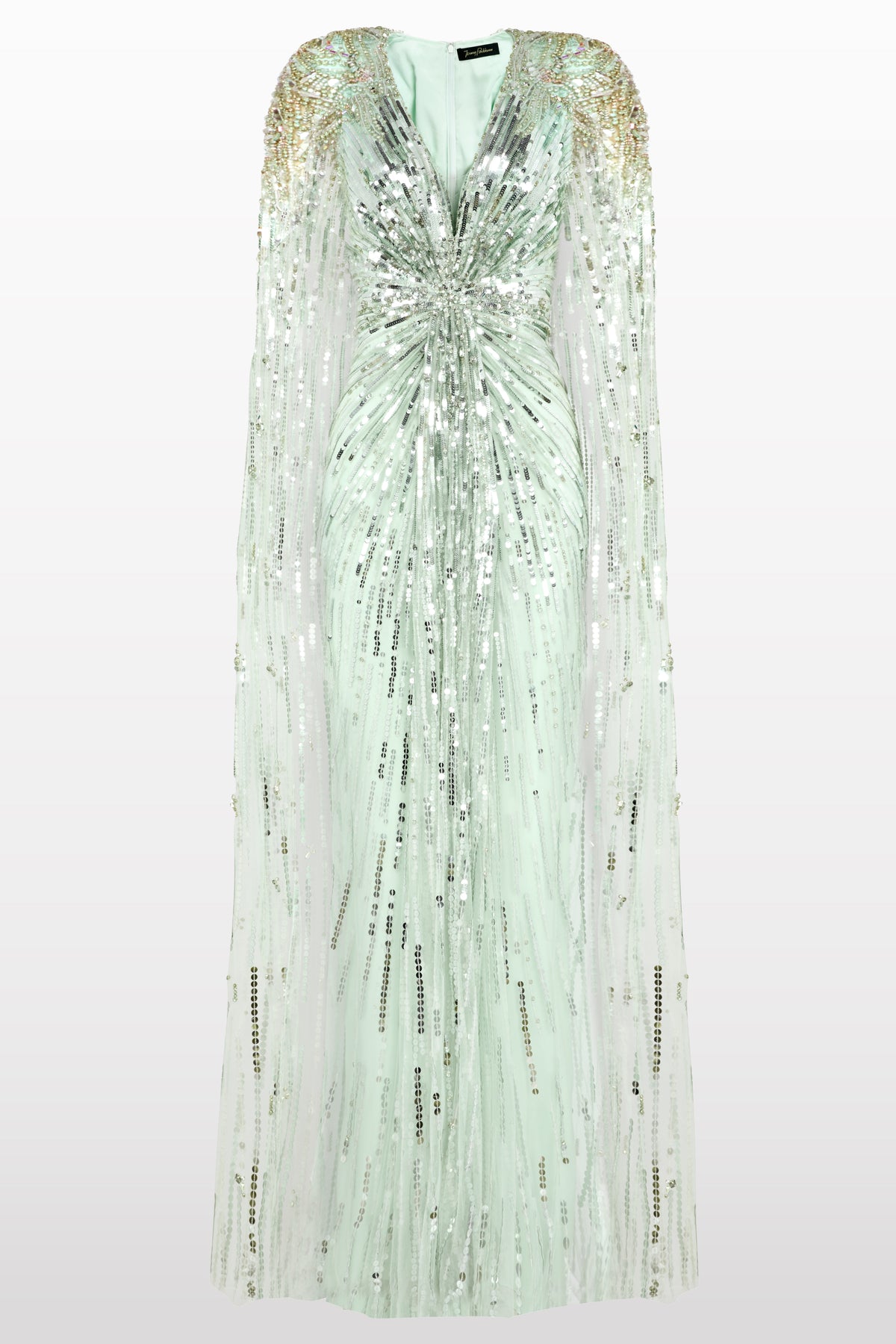 Jenny Packham Women's Gold Rush Sequin-Embellished Gown - Blue - Size 14 UK/10 US - Lagoon Jenny Packham Women's Gold Rush Sequin-Embellished Gown - Blue - Size 14 UK/10 US - Lagoon