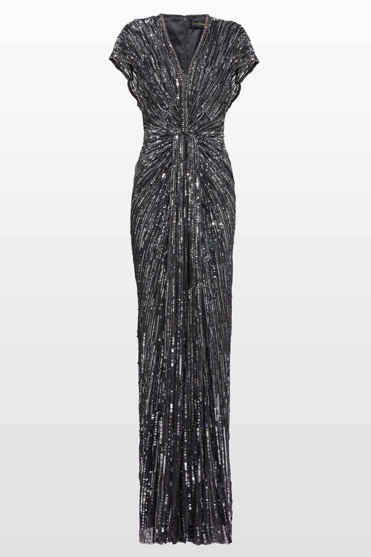 jenny packham black sequin dress Jenny Packham Bonnie Sequin Tulle Dress