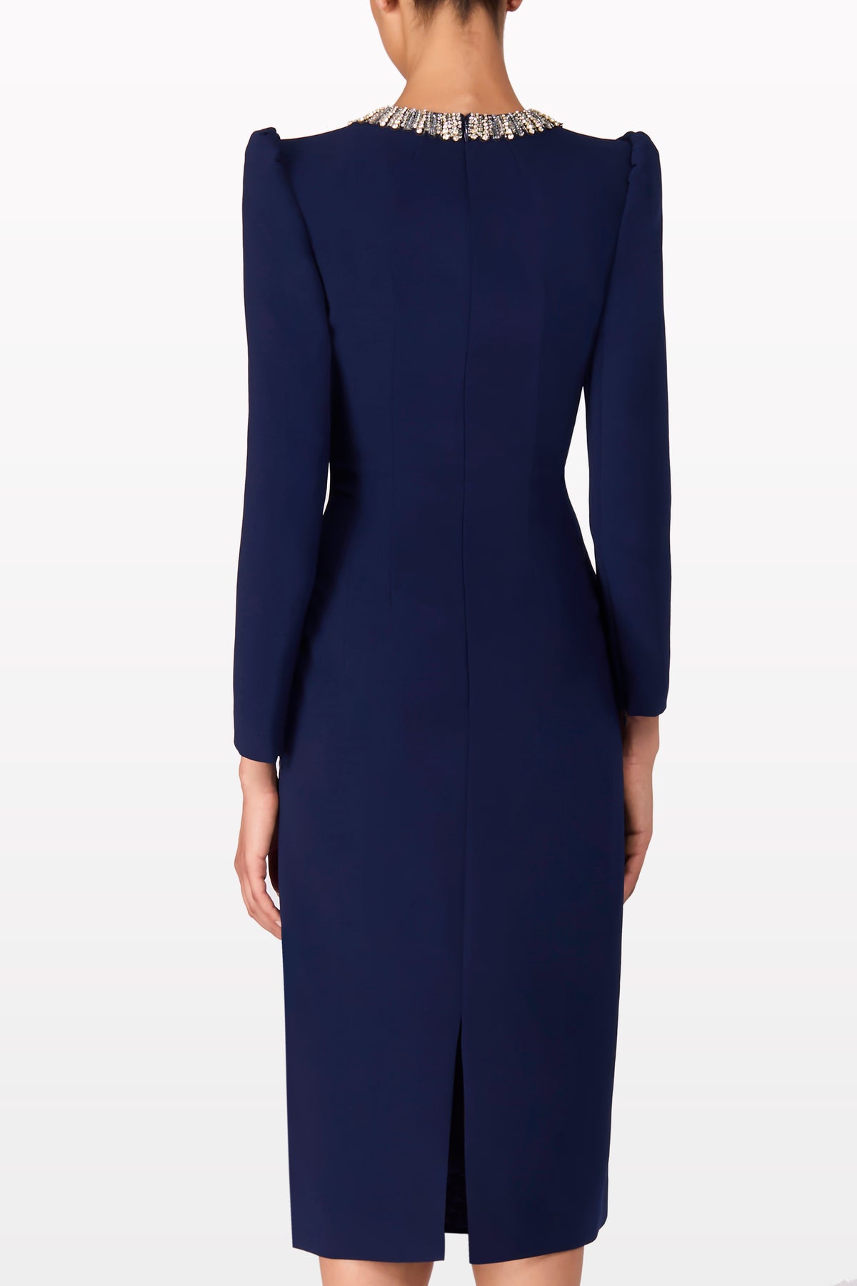 jenny packham knee length dresses Jenny Packham Thalia Midi Dress | Blue