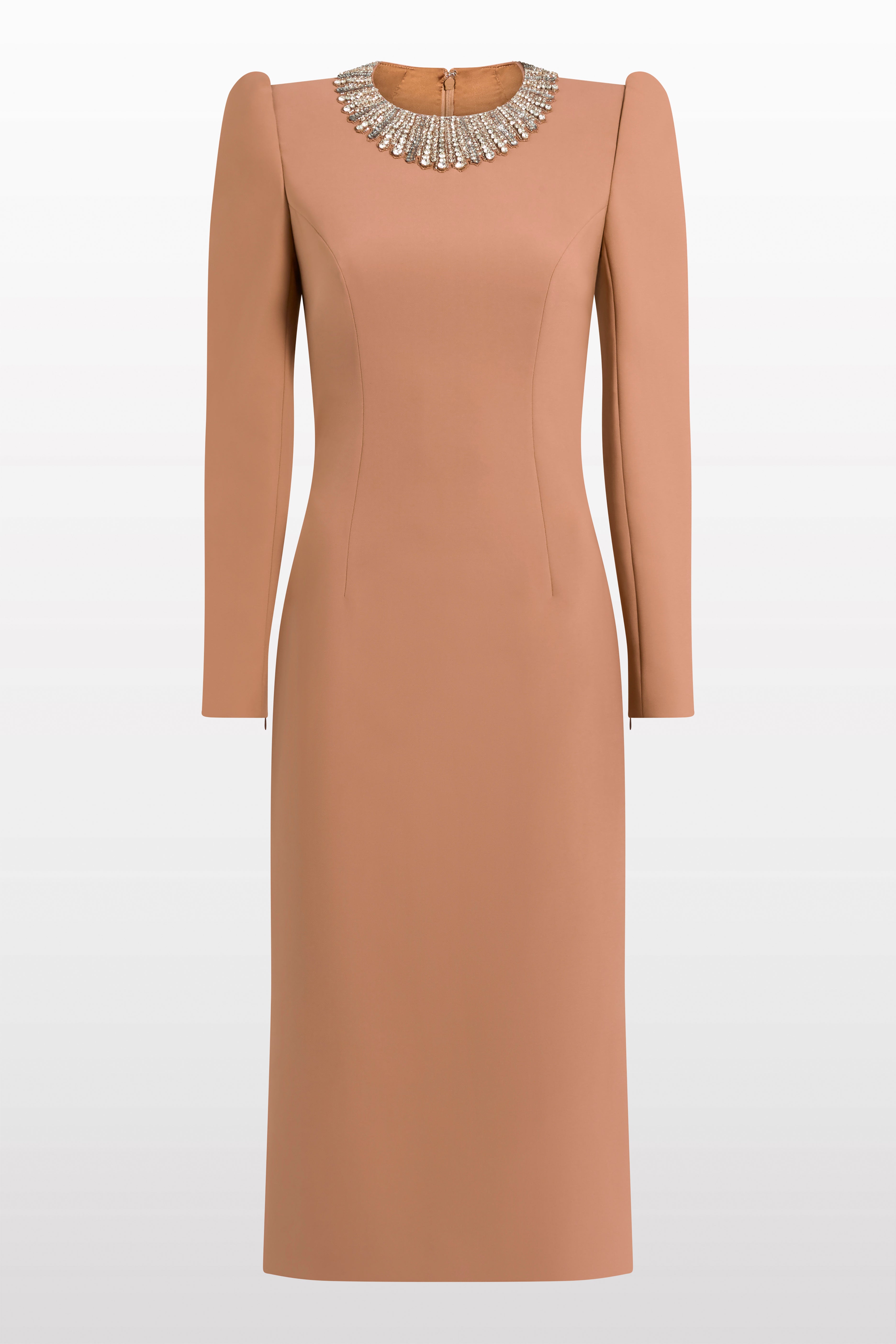 Jenny Packham Cora Long-sleeve Midi Dress in Midnight Kiss at Nordstrom, Size 18 UK