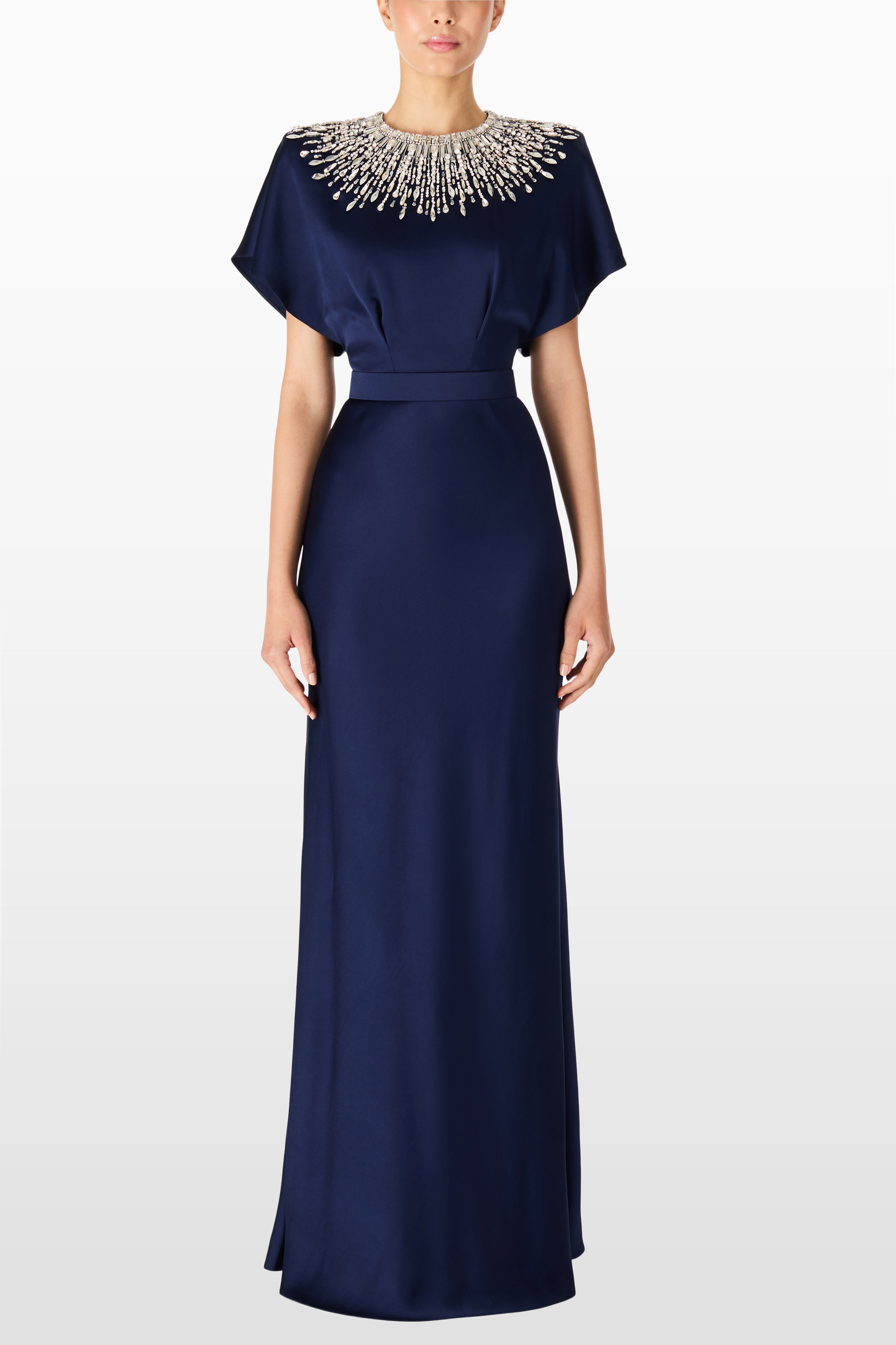 セール中♡186000円Jenny Packham US6 Palladium Midnight Blue Gown - The Official Jenny Packham