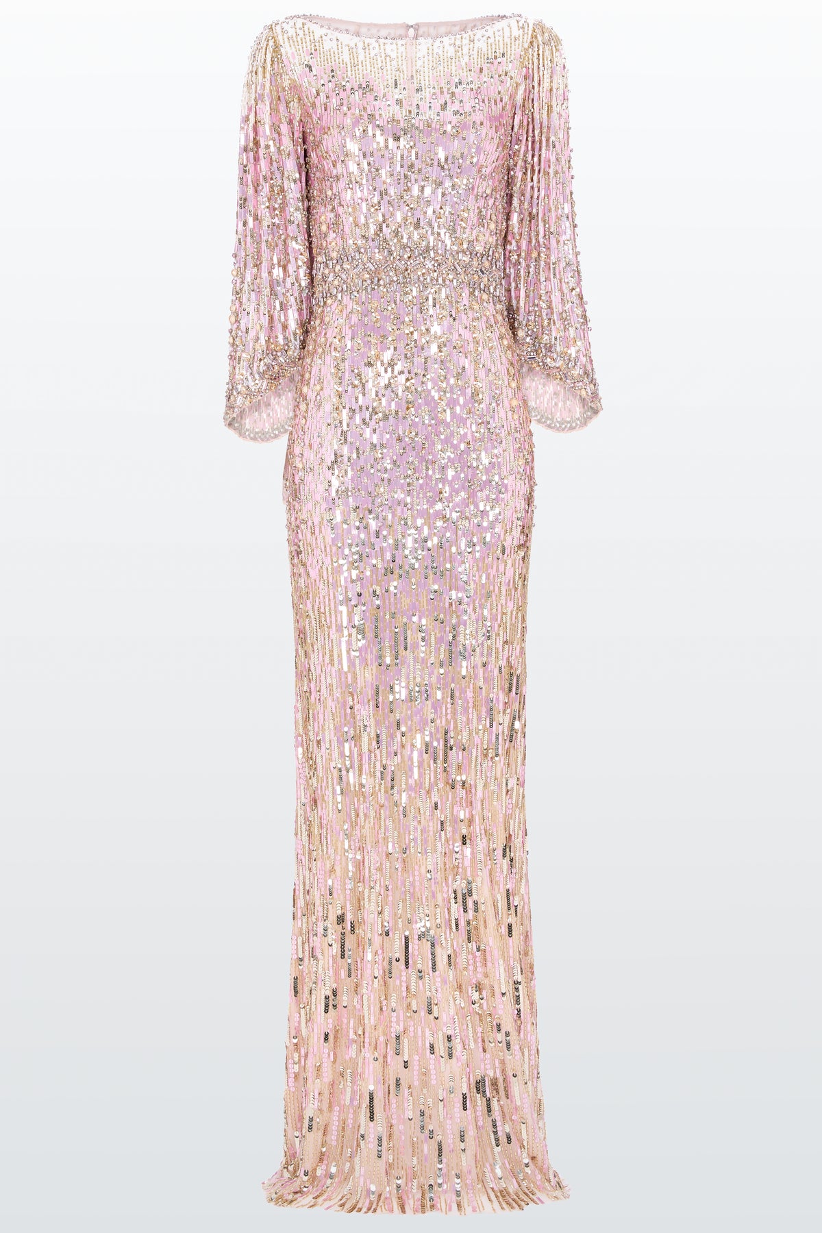 jenny packham sequin dress Jenny Packham sequin-embellished Maxi Dress | Gold
